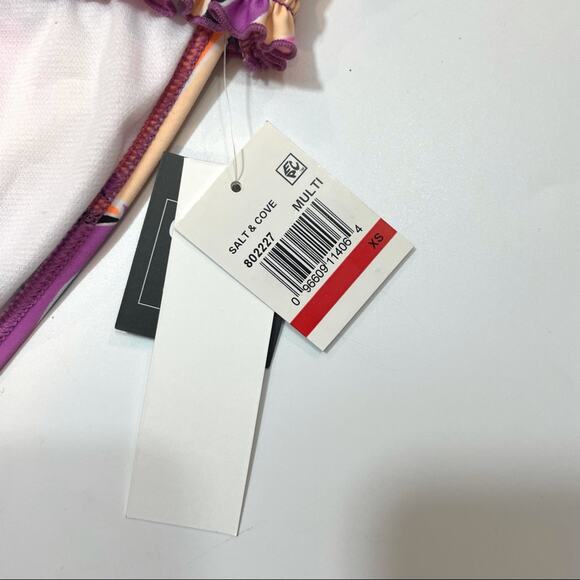 Salt+Cove Kaleidescope Smocked Bikini Swim Bottom - Picture 4 of 8